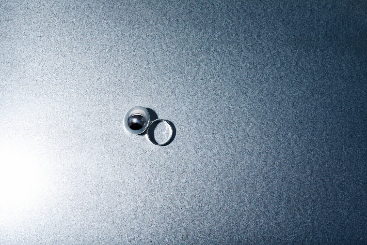 MH 925 Ellipse Ring II recycled sterling silver minimalist design