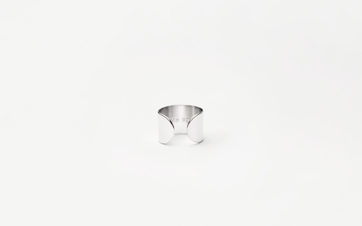 MH 925 Arc Ring recycled sterling silver minimalist design