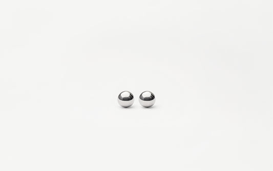 MH 925 Ellipse Earrings I recycled sterling silver minimalist design