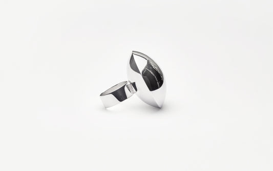 Lens Ring - Handcrafted Sterling Silver MH 925
