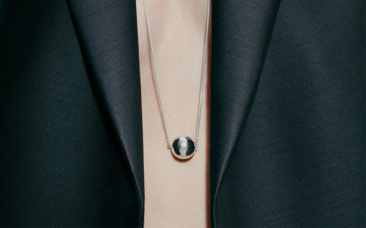 MH 925 Orb Necklace lifestyle campaign image